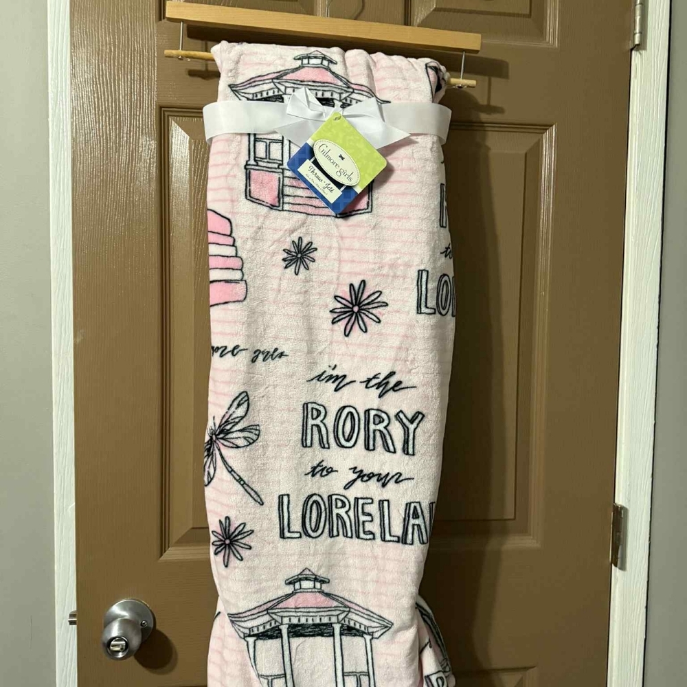 Pink Gilmore Girls Throw Blanket